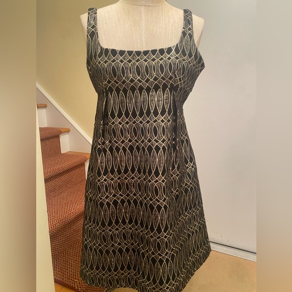 NWOT Milly New York Gold Sparkle Cocktail Dress - Picture 2 of 8